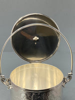 Load image into Gallery viewer, Antique Victorian Silver Plated Swing Handle Box
