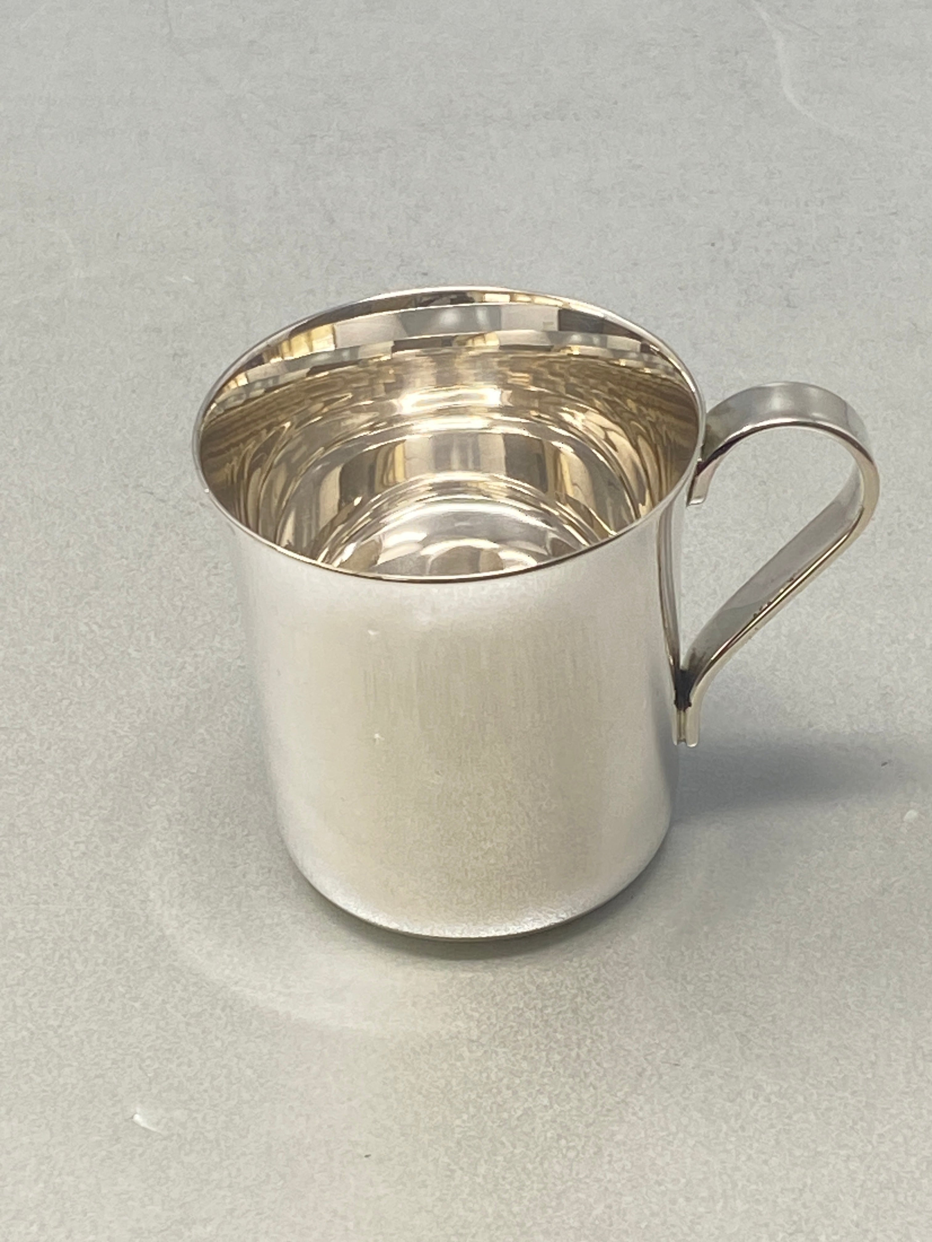 Vintage Sterling Silver Tiffany & Co Childs Mug