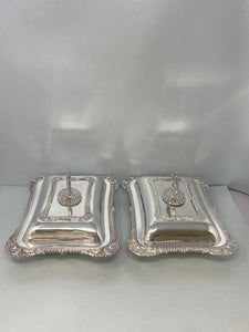 Pair of Entree Dishes