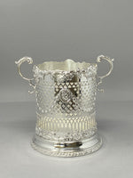 Load image into Gallery viewer, Antique Silver Plated Bottle Holder
