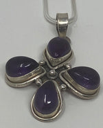 Load image into Gallery viewer, Silver and Amethyst Pendant
