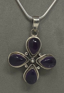 Silver and Amethyst Pendant