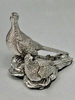 Load image into Gallery viewer, Pair of Sterling Silver Pheasants Model - medium sized
