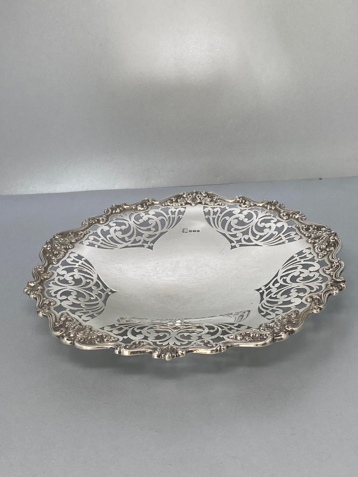 Silver Pierced Dish