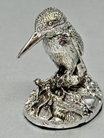 Load image into Gallery viewer, Sterling Silver Kingfisher Model - Full English Hallmark
