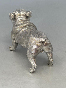 Sterling Silver Bulldog - full english - hallmark