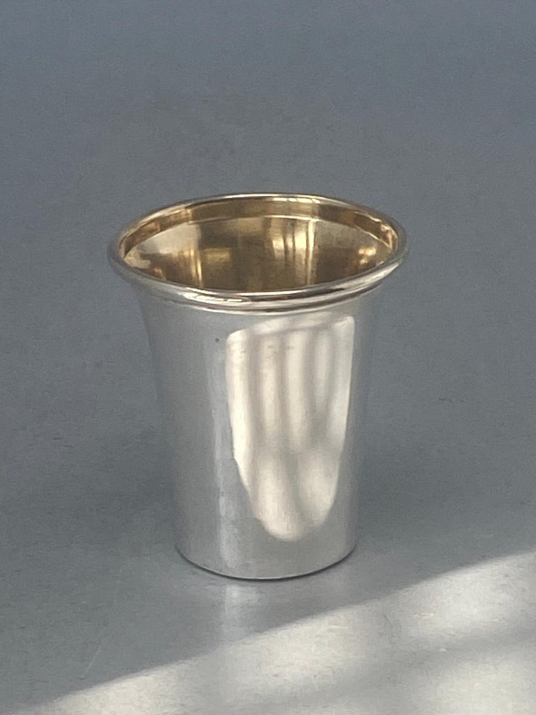 Sterling Silver Beaker with Star of David Engraving