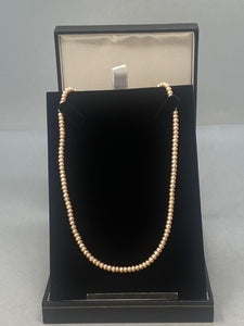 Sterling Silver & Pink Sea Pearl Necklace