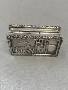 Sterling Silver Box - Westminster Abbey by CJ Vanders