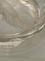 Load image into Gallery viewer, Sterling Silver &amp; Crystal Engraved Tumblers with Pheasants
