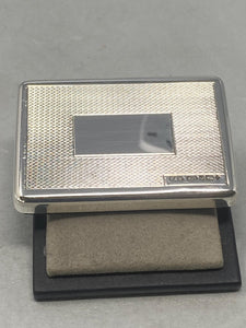 Sterling Silver Engine Turned Paper Weight with Millennium Hallmark - Birmingham 2000