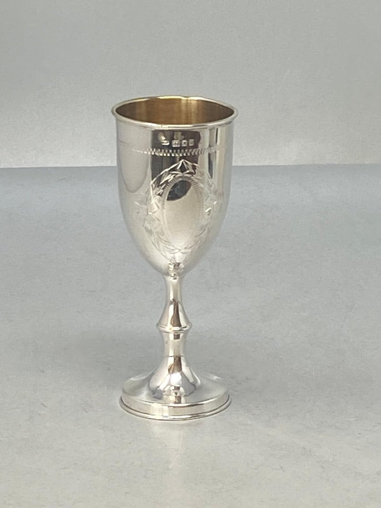 Antique Sterling Silver Kiddush Cup