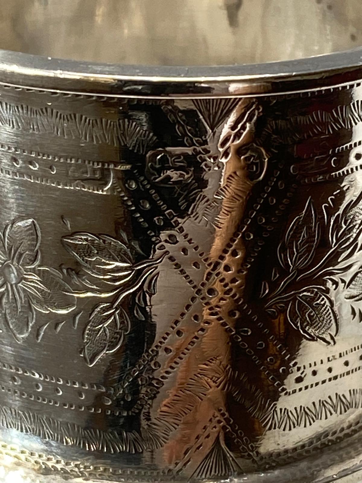 Antique Sterling Silver Napkin Ring