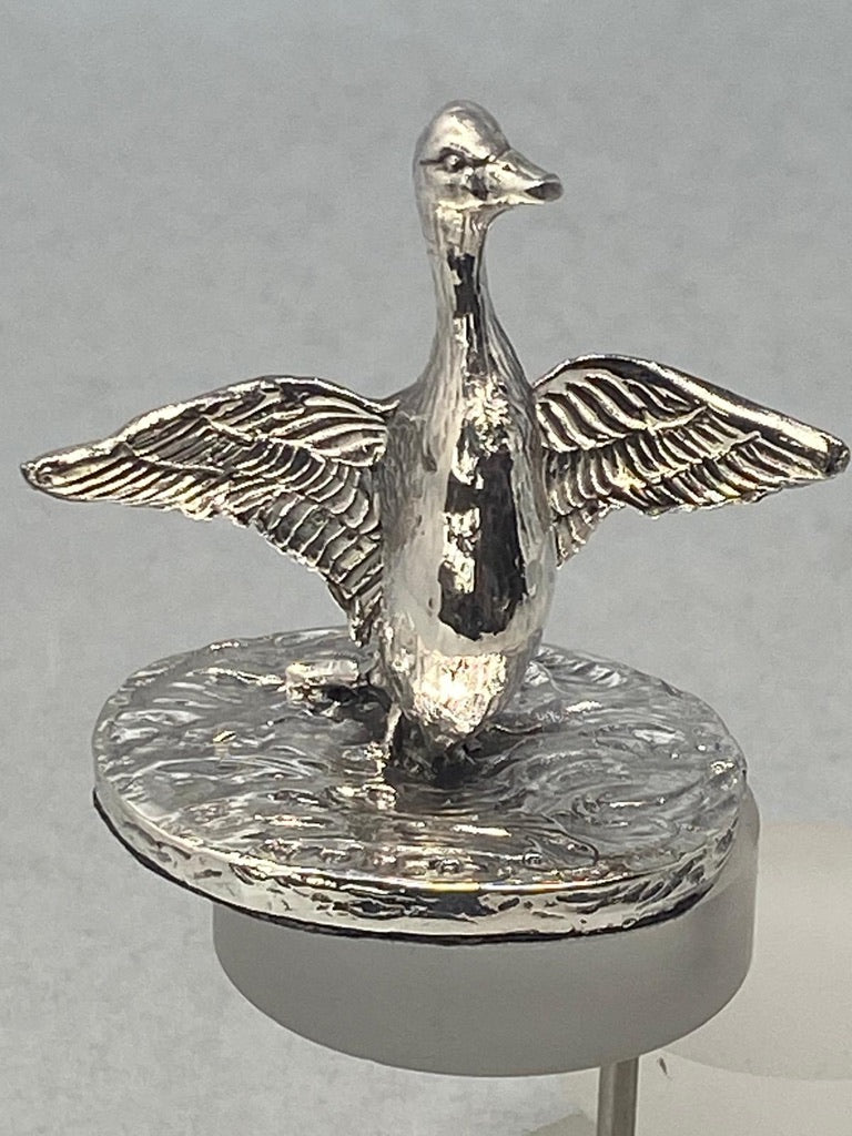 Sterling Silver Flying Duck Model
