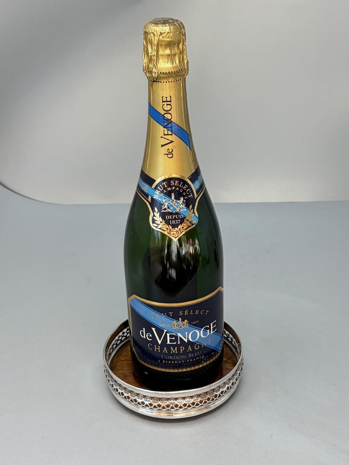 Sterling Silver Pierced Wine Coaster