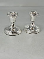 Load image into Gallery viewer, Pair of Sterling Silver Candlesticks - never been used
