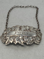 Load image into Gallery viewer, Antique Sterling Silver Port Wine Label
