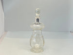 Load image into Gallery viewer, Sterling Silver Mounted Cut &amp; Etched Glass Decanter

