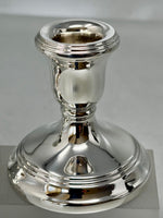 Load image into Gallery viewer, Pair of Sterling Silver 7.25cms / 2.75 inchs Candlesticks
