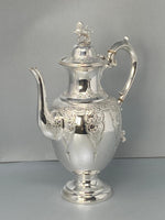 Load image into Gallery viewer, Antique Victorian Silver Plated Coffee Pot
