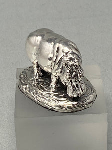 Sterling Silver Mini Hippo