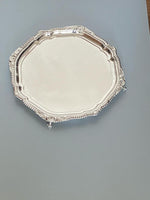 Load image into Gallery viewer, Antique Victorian Silver Plated Salver
