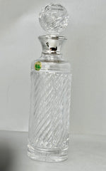 Load image into Gallery viewer, Sterling Silver and Crystal Decanter
