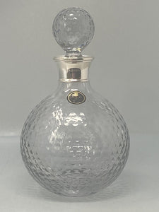 Stunning Royal Brierley Crystal and Sterling Silver Decanter