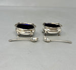 Load image into Gallery viewer, Sterling Silver Salts with Bristol Blue Liners
