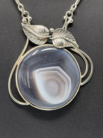 Load image into Gallery viewer, Sterling Silver and Agate Necklace
