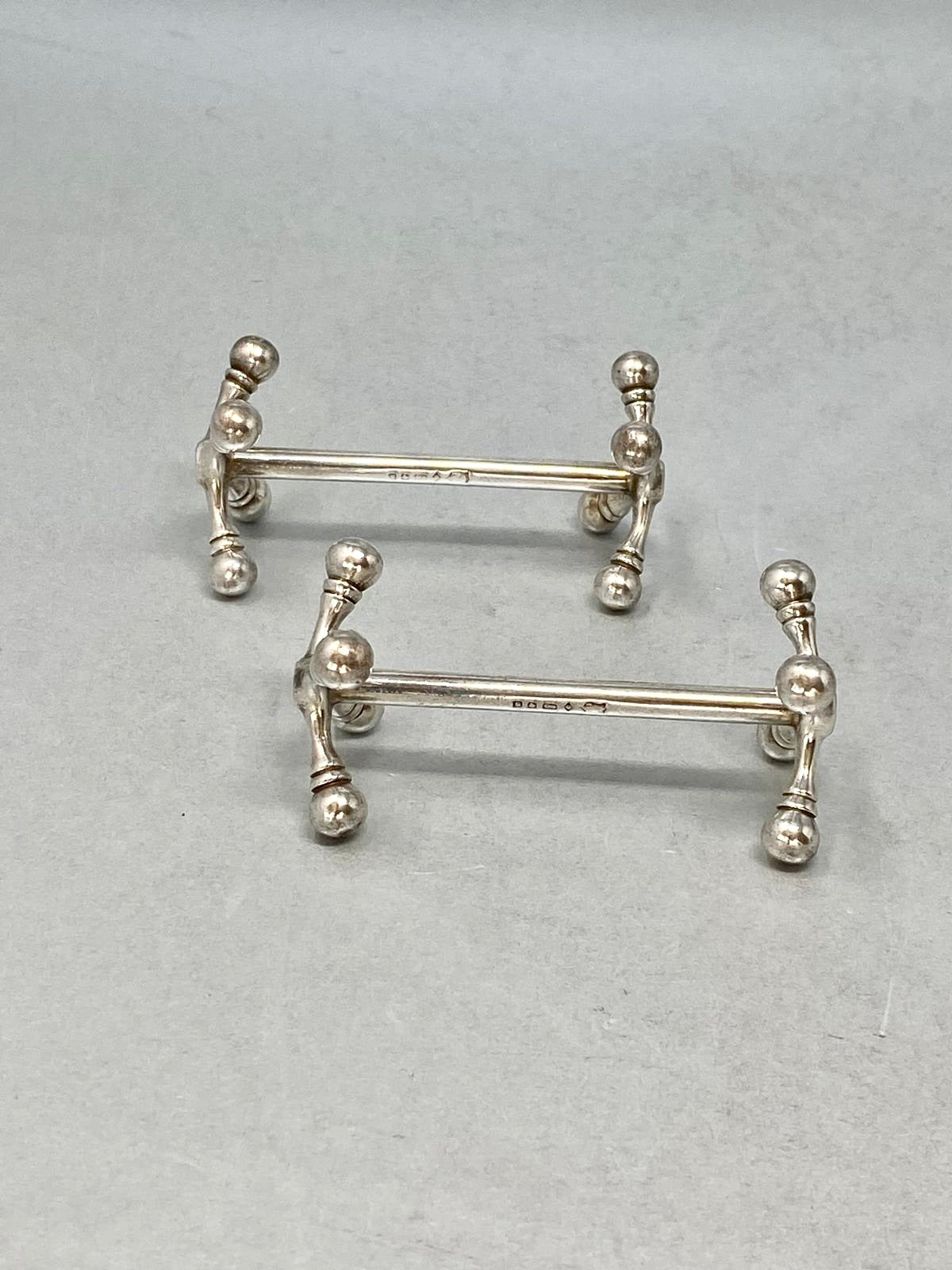 Pair of Antique Victorian Silver Plate Knife Rests by Elkington