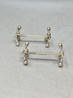 Load image into Gallery viewer, Pair of Antique Victorian Silver Plate Knife Rests by Elkington
