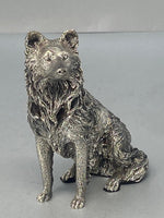 Load image into Gallery viewer, Sterling Silver border Collie Sheepdog Model
