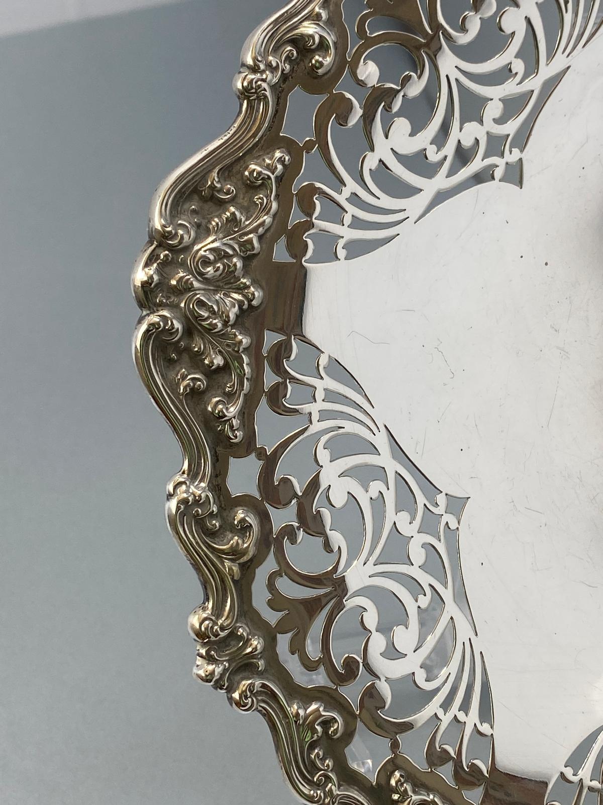 Silver Pierced Dish