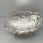 Load image into Gallery viewer, Sterling Silver Pierced Fruit/Cake Dish
