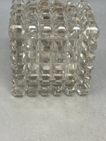 Load image into Gallery viewer, Antique Sterling Silver &amp; Cut Glass Inkwell
