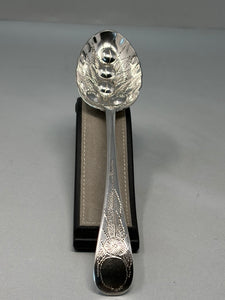 Antique Victorian Silver Plated Berry/Fruit Spoon