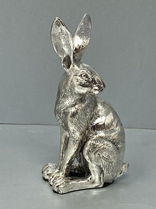 Sterling Silver Hare - fully hallarked