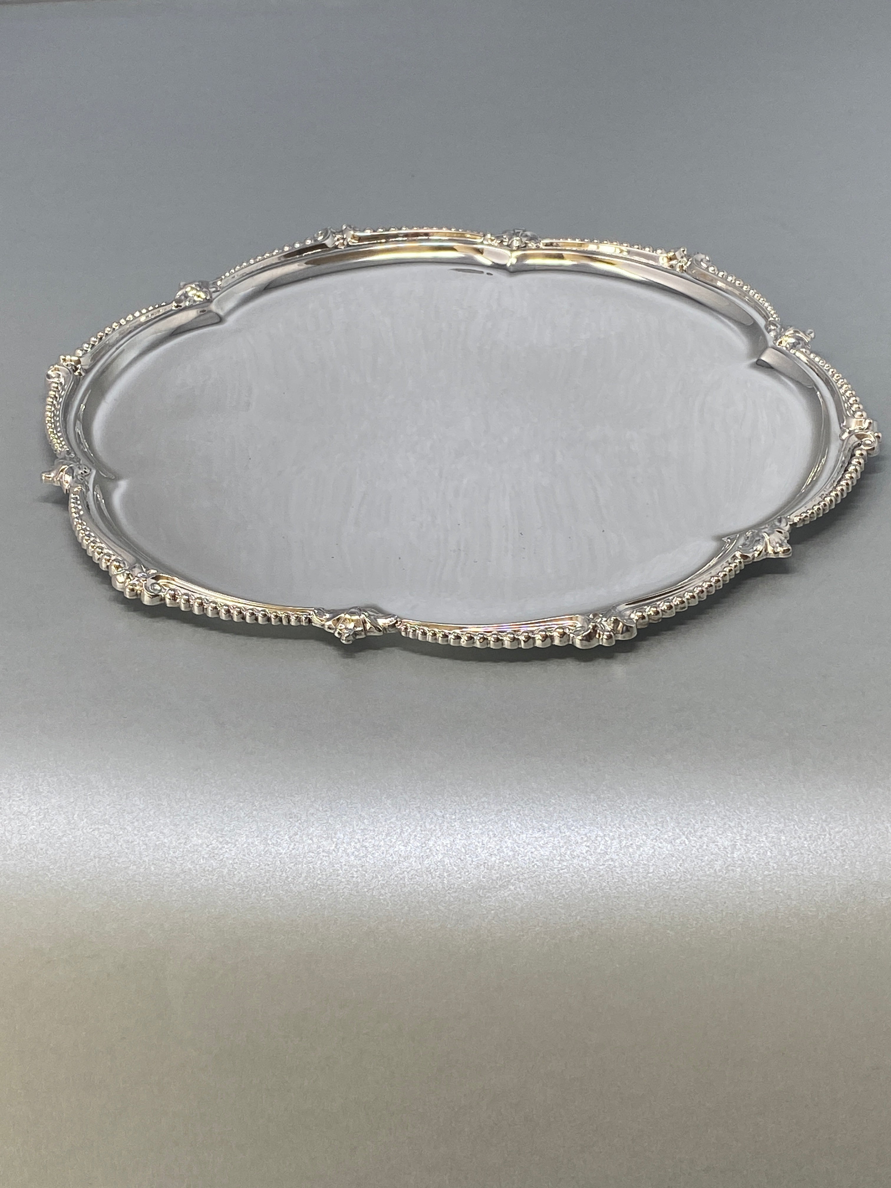 Antique Silver Plated Salver