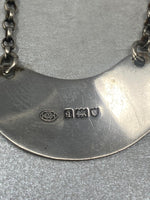 Load image into Gallery viewer, Pair of Antique Sterling Silver Whiskey Tot Labels
