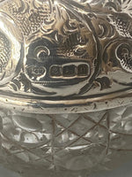 Load image into Gallery viewer, Antique Sterling Silver and Glass Perfume Bottle
