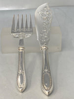 Load image into Gallery viewer, Pair of Antique Victorian Silver Plated Fish Servers in case (new)
