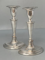 Load image into Gallery viewer, Pair of Antique Old Sheffield Candlesticks circa 1770
