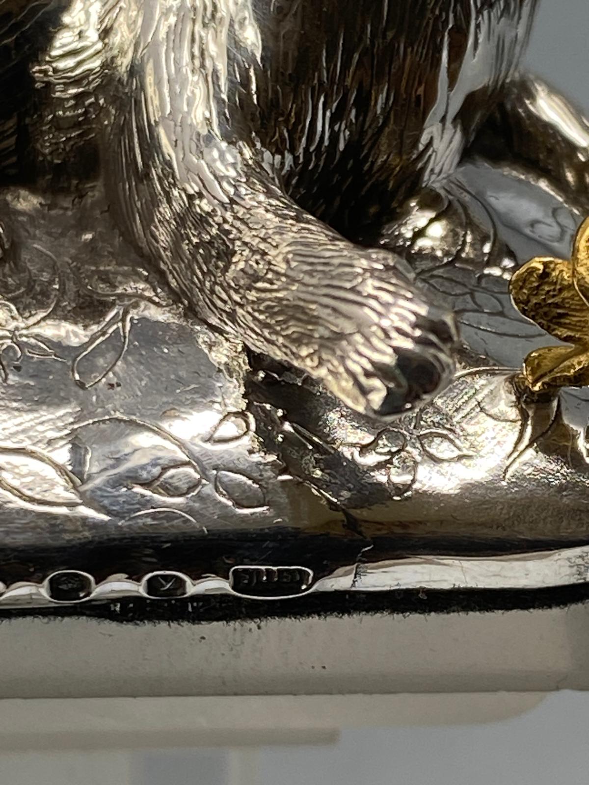 Sterling Silver Cat Model
