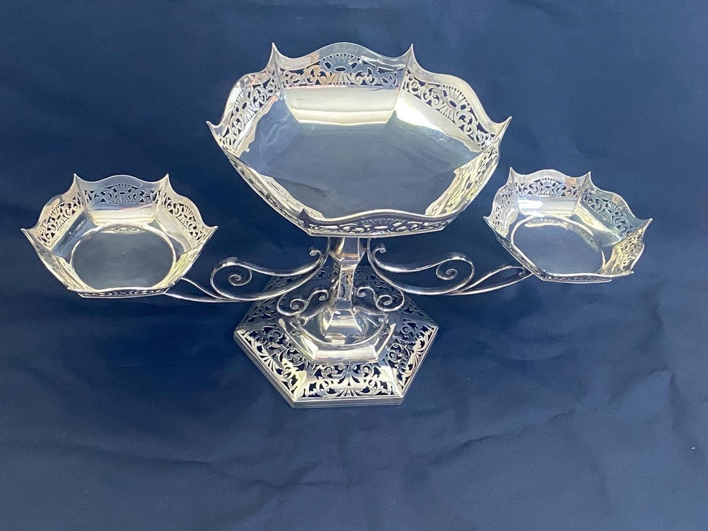 Antique Sterling Silver Centrepiece by Walker & Hall