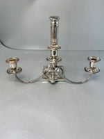 Load image into Gallery viewer, Antique Sterling Silver 3 Lite Candelabra by Elkington
