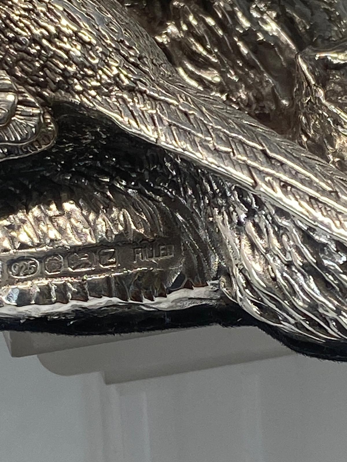 Pair of Sterling Silver Pheasants - Full English Hallmark