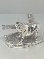 Load image into Gallery viewer, Sterling Silver Pig - fully Hallmarked
