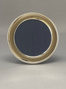 Round Silver Photo Frame by Carrs of Sheffield ref BC3