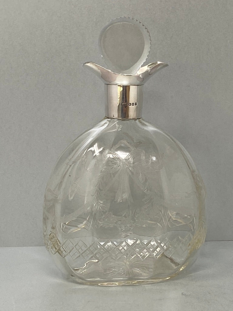 Sterling Silver Double Spout Decanter